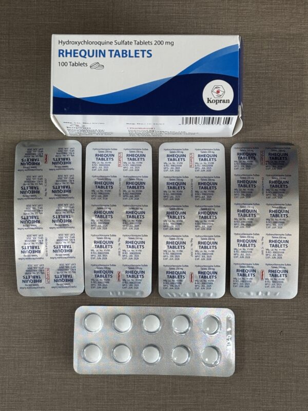 Hydroxychloroquine 200mg 50 tablets