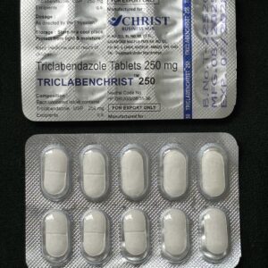 Triclabendazole 250 mg 20 tablets (5 Blister cards)