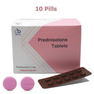 Prednisolone 5 mg 10 pills from Thailand's company